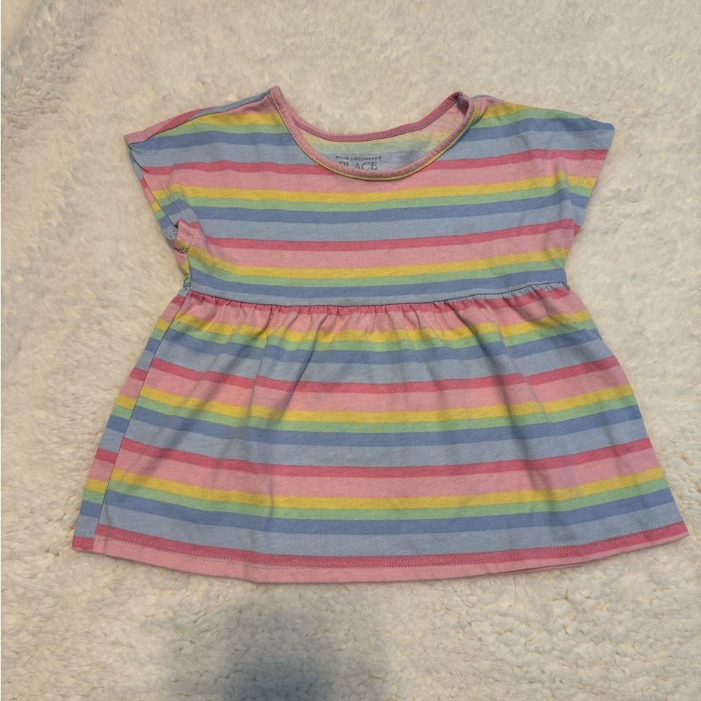 The Children's Place Pink and Blue Short Sleeve Tee